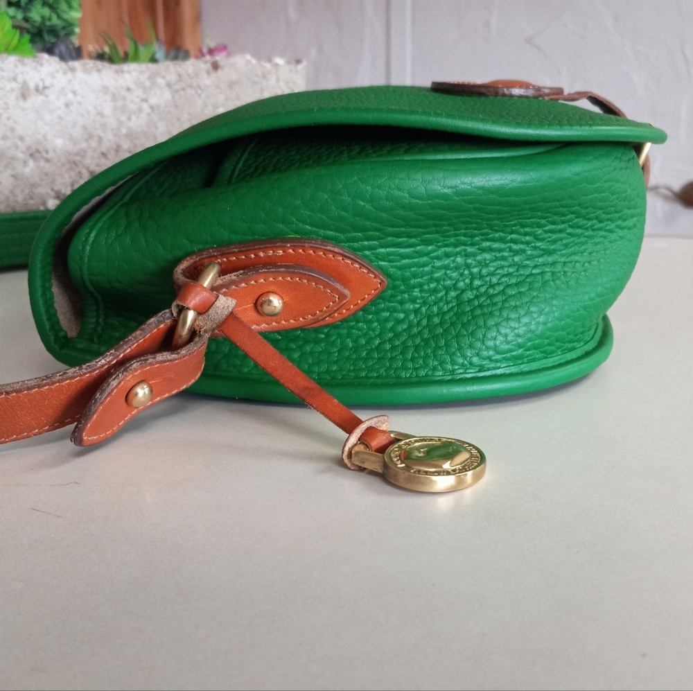 Dooney & Bourke Vintage, 1992, AWL Western Saddle Bag, Medium Size - Picture 8 of 14
